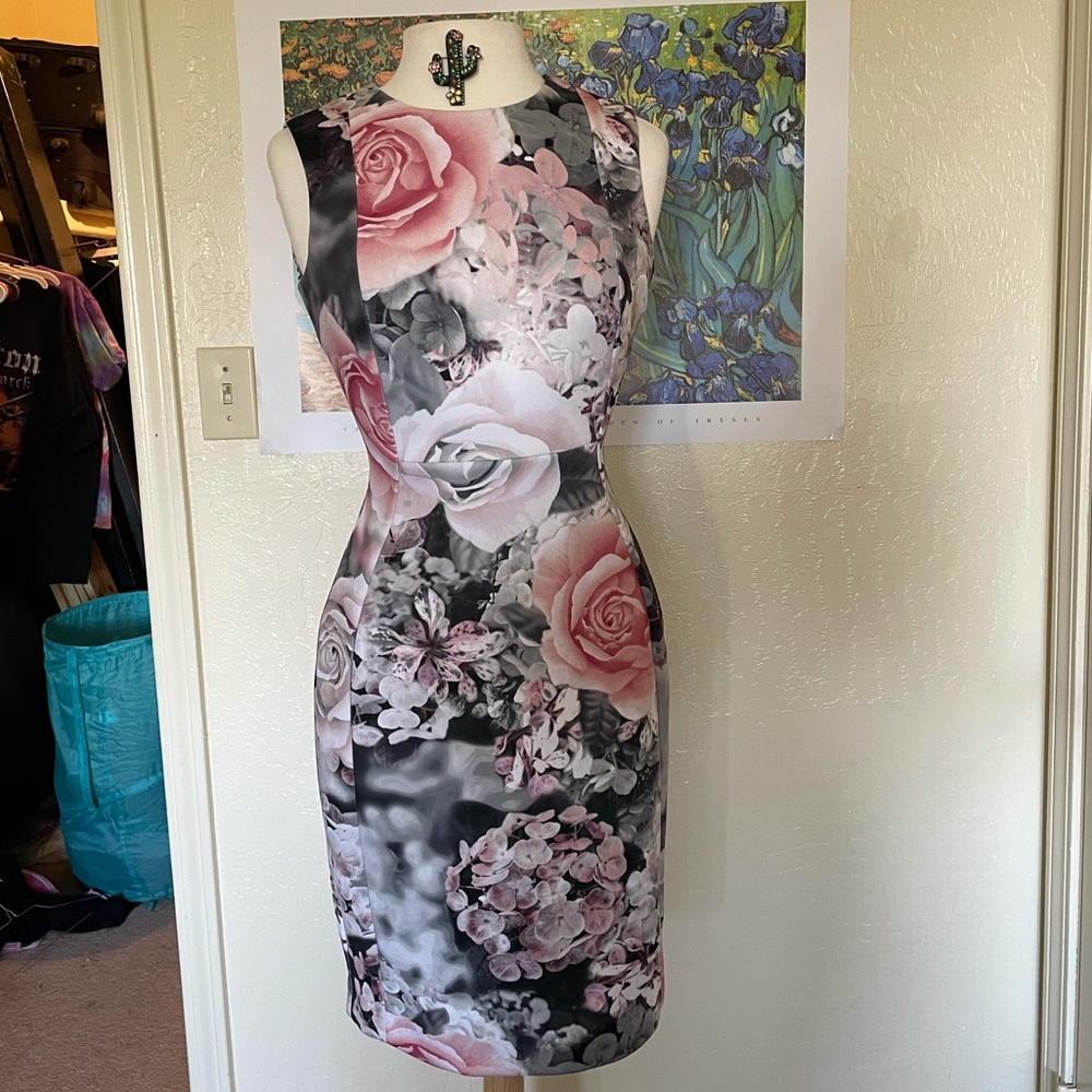 Calvin Klein Floral Dress Size 4